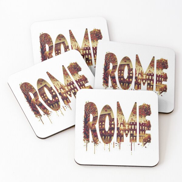 Item preview, Rome Colosseum Autumn Skyline Sticker designed and sold by Imaginarium of Chaos falcon88 .