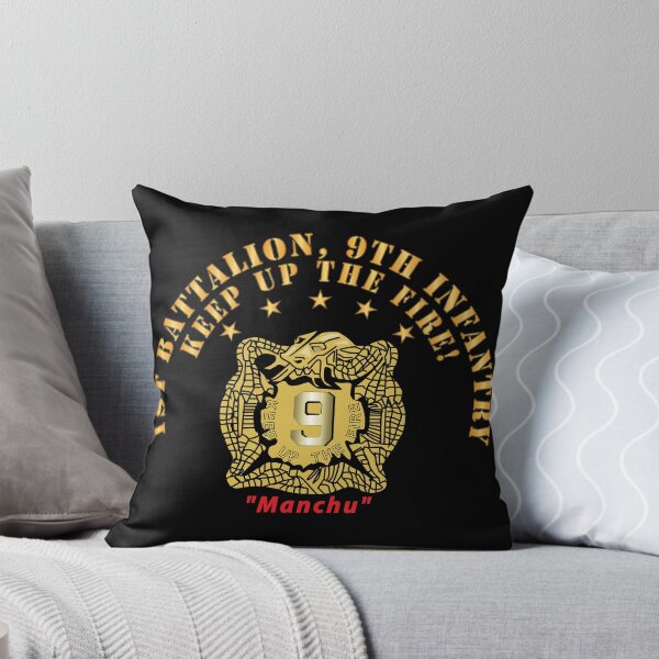 Item preview, Army - 1st Battalion, 9th Infantry - Manchus - Keep Up the Fire X 300 designed and sold by Military Insignia Products.