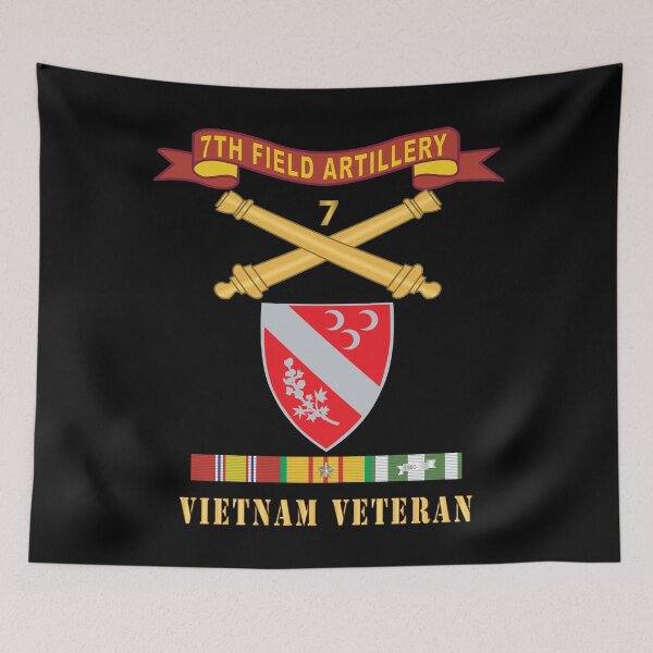 Item preview, Army - 7th Field Artillery w Br - Ribbon VN SVC Vietnam Veteran X 300 designed and sold by Military Insignia Products.