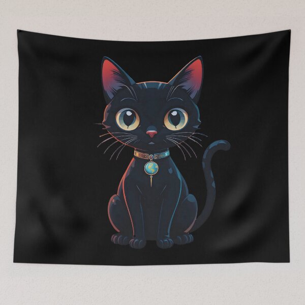 Item preview, Spooky Little Black Cat - Boo! designed and sold by Lee Hiller Designs.