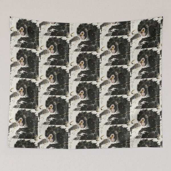 Item preview, Golden-Eyed Mystic Ape Ink Art designed and sold by zzz888.