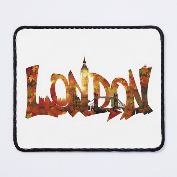 Item preview, London Big Ben Autumn Graffiti Sticker designed and sold by Imaginarium of Chaos falcon88 .