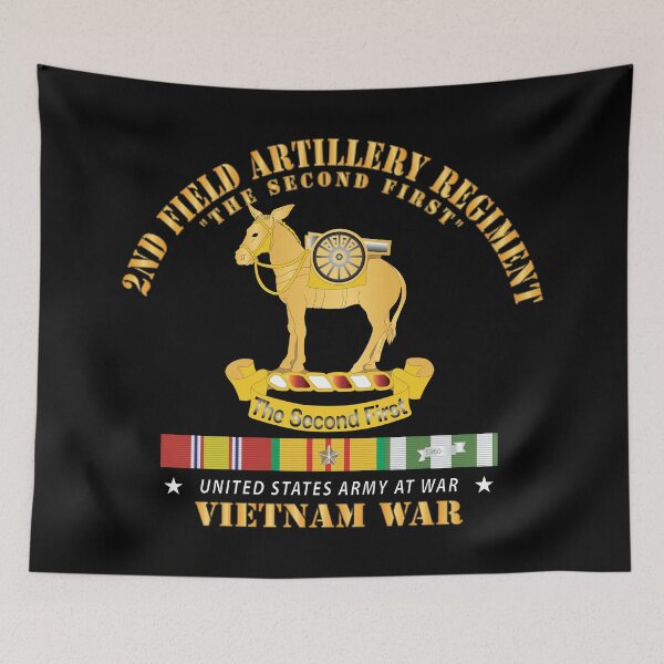 Item preview, Army - 2nd Field Artillery Regiment - The 2nd First - Vietnam w SVC X 300 designed and sold by Military Insignia Products.