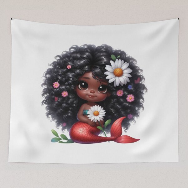 Item preview, Melanin Mermaid Vibes designed and sold by Lulunza.