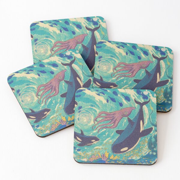 Item preview, Squid in the Middle of Orca Riddle designed and sold by SabaMirzique.