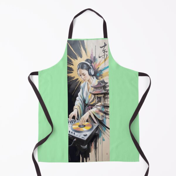 Item preview, Dj Geisha With Japanese Temple Beats By Merch, Limited Edition designed and sold by MADISYNDONALD.