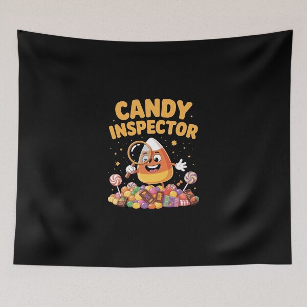 Item preview, Candy Inspector Cute Halloween Design for Kids designed and sold by KrissGraphShop.