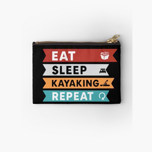 Item preview, Eat sleep kayaking repeat river journey freedom explorer life designed and sold by HumansStuck12.