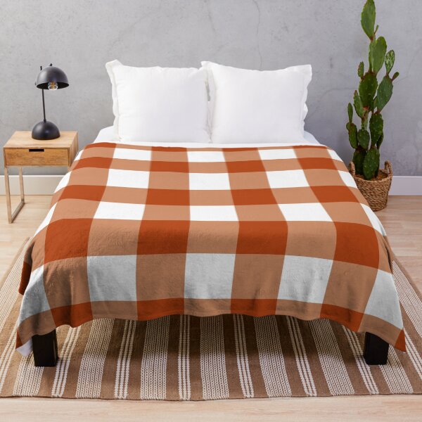 Item preview, Rust Buffalo Check Seamless Pattern – Cozy Farmhouse Autumn Plaid Design. designed and sold by SaraSumi.