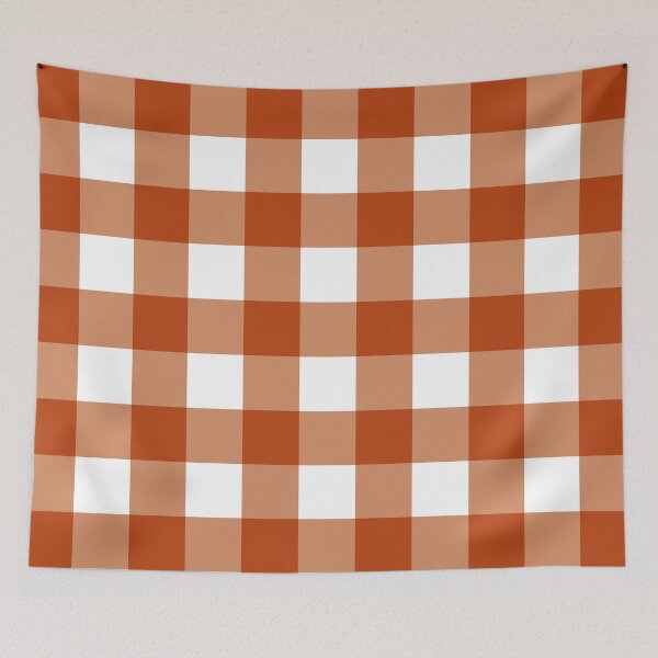 Item preview, Rust Buffalo Check Seamless Pattern – Cozy Farmhouse Autumn Plaid Design. designed and sold by SaraSumi.