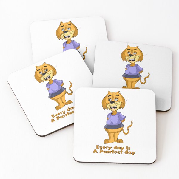 Item preview, STAY CURIOUS, STAY ADVENTUROUS Cartoon cat quote designed and sold by retrotoonz.