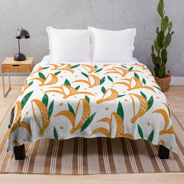 Item preview, Peel and Thrive — Bananas, Leaves, and Fragments Pattern designed and sold by NicolaZhukov.