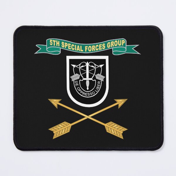 Item preview, Army - 5th Special Forces Group - Ribbon Flash w Branch X 300 designed and sold by Military Insignia Products.