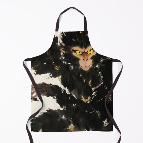 Item preview, Golden-Eyed Mystic Ape Ink Art designed and sold by zzz888.