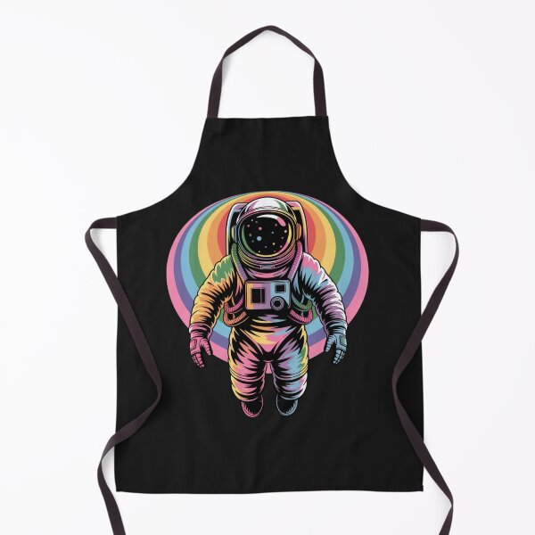 Item preview, Rainbow Aura Astronaut – Colorful Futuristic Space Explorer Design designed and sold by ColorSplash123.