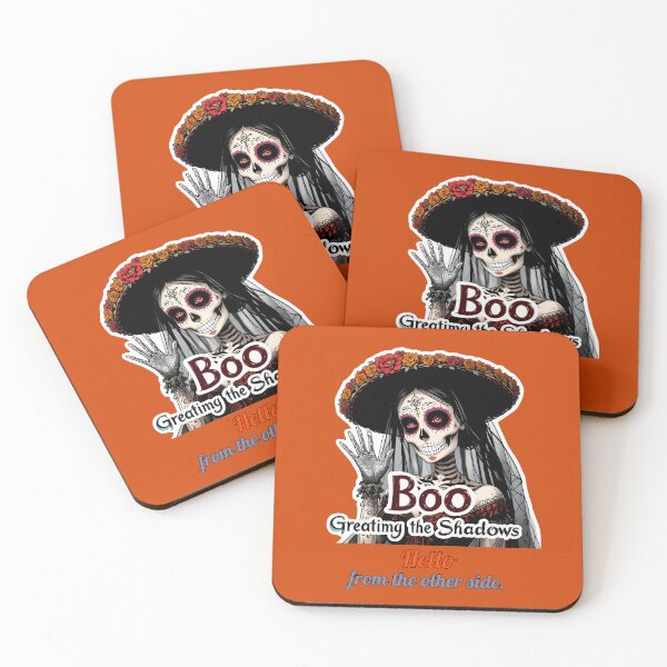 Item preview, Dia de los Muertos "Hello from the other side." | La Catrina Sugar Skull Art designed and sold by EnigmaticGoth.