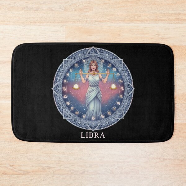 Item preview, Libra Zodiac Sign – Cosmic Scales Astrology Art designed and sold by CrunchyGoats.