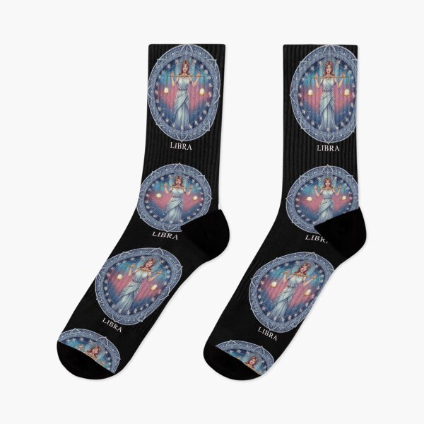 Item preview, Libra Zodiac Sign – Cosmic Scales Astrology Art designed and sold by CrunchyGoats.