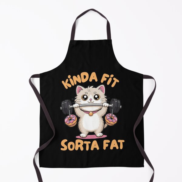 Item preview, Kinda Fit Sorta Fat Cute Kitty designed and sold by designsbyaneta.