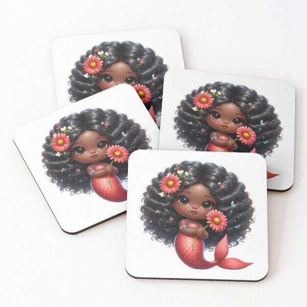 Item preview, Afro Mermaid Dreams designed and sold by Lulunza.
