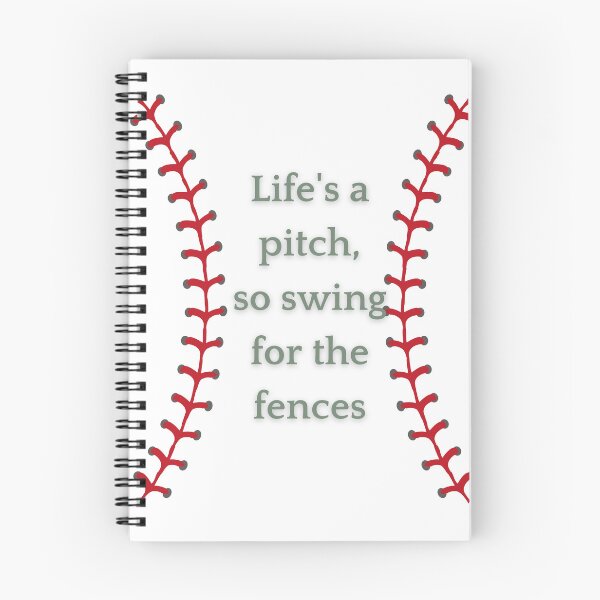 Item preview, Softball & Baseball themed quote designed and sold by serenebookworm.