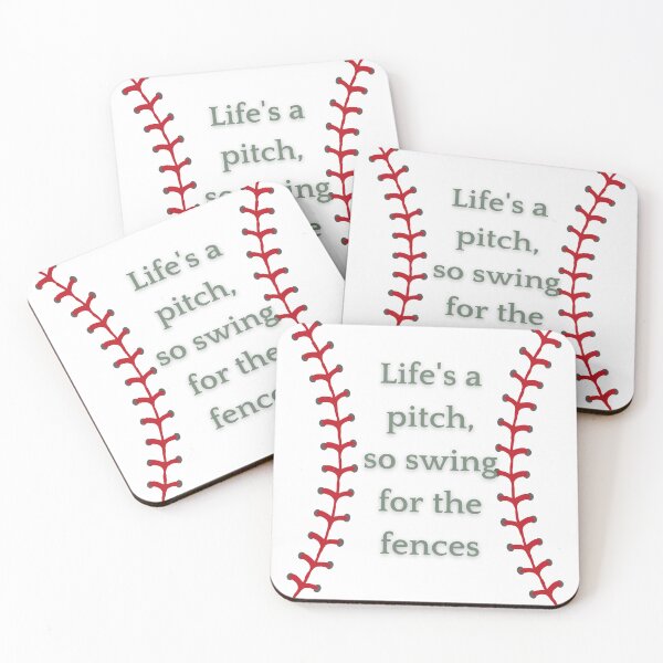 Item preview, Softball & Baseball themed quote designed and sold by serenebookworm.
