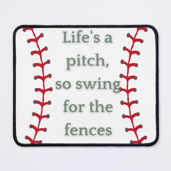 Item preview, Softball & Baseball themed quote designed and sold by serenebookworm.