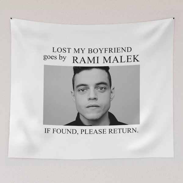 Item preview, Lost My 	friend Rami Malek  	 designed and sold by ymmzdubwqhb32.