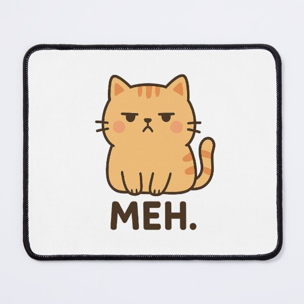 Item preview, Grumpy cute cat designed and sold by The Vibefy.