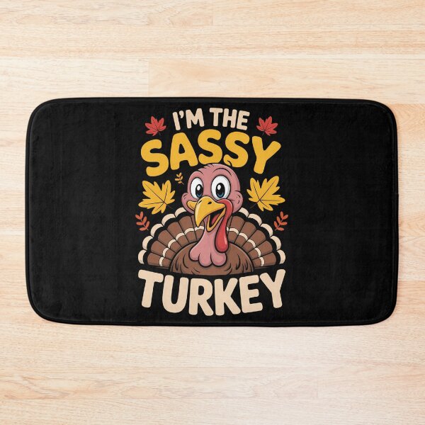 Item preview, Thanksgiving  Sassy Turkey Family Funny designed and sold by CookWorldLaughs.