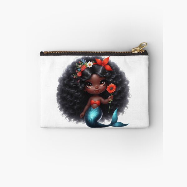 Item preview, Black Girl Mermaid Power designed and sold by Lulunza.