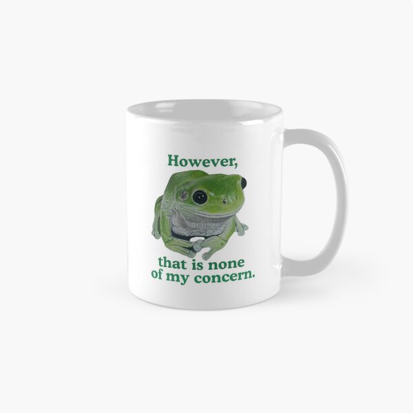 Aperçu de l'œuvre La grenouille verte ne me concerne pas créée et vendue par OnaleeNicklinArt.