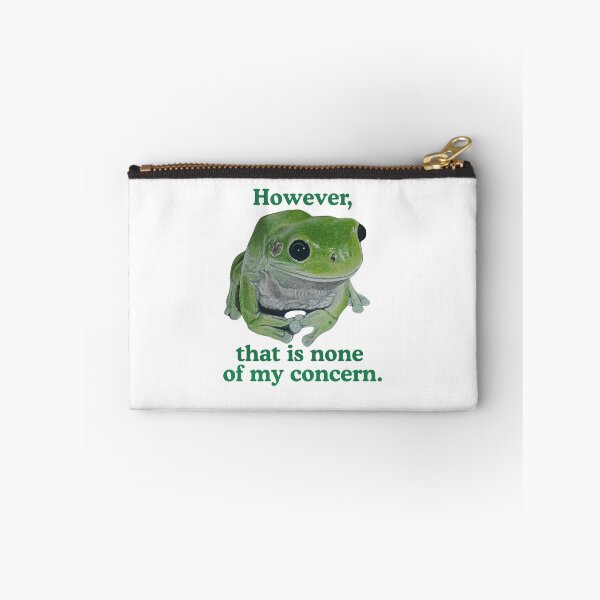 Item preview, Green frog not my concern designed and sold by OnaleeNicklinArt.
