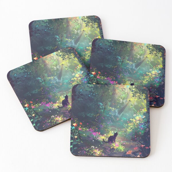 Item preview, Sunlit Forest Cat designed and sold by StrawberryStudio.