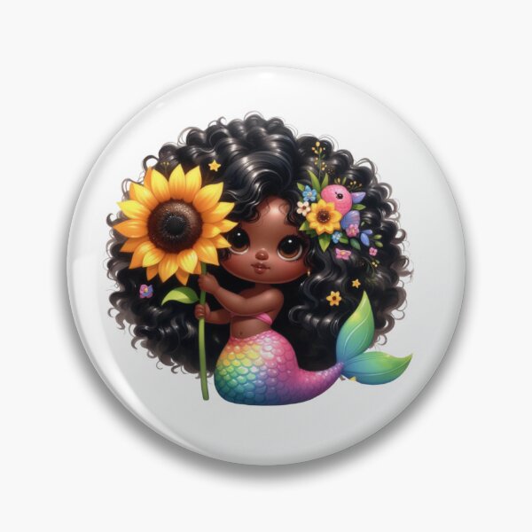 Item preview, Tropical Melanin Mermaid designed and sold by Lulunza.
