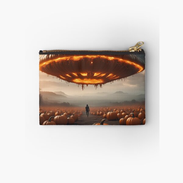 Item preview, Spaceship On Planet Pumpkin designed and sold by Roanemermaid.