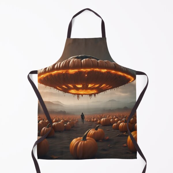 Item preview, Spaceship On Planet Pumpkin designed and sold by Roanemermaid.