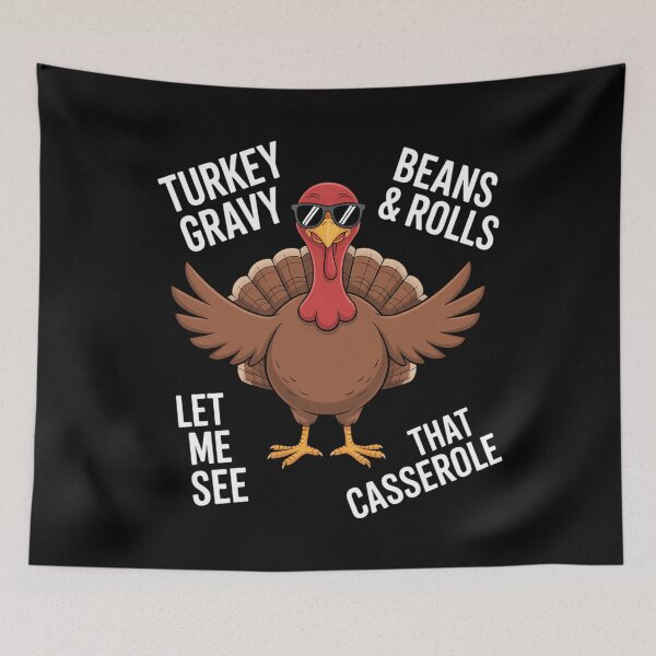 Item preview, Turkey Funny Thanksgiving Family designed and sold by CookWorldLaughs.