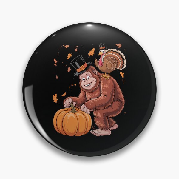 Item preview, Turkey Pumpkin Thanksgiving Day designed and sold by CookWorldLaughs.