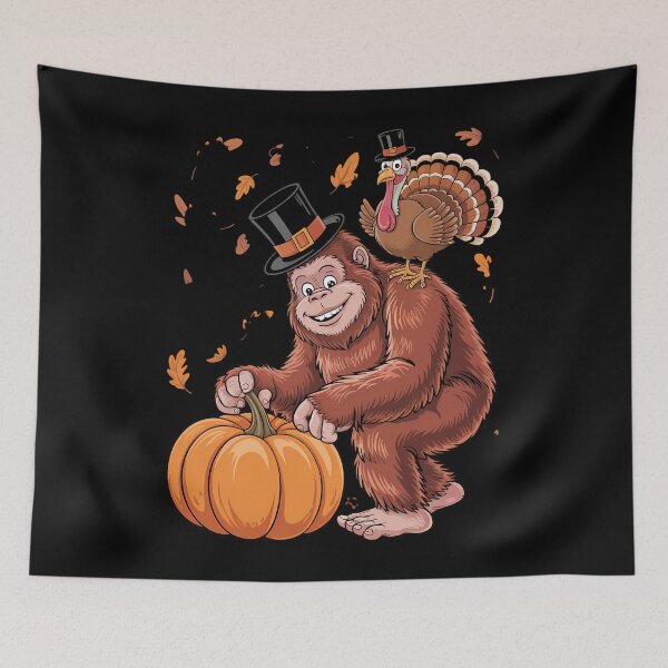 Item preview, Turkey Pumpkin Thanksgiving Day designed and sold by CookWorldLaughs.