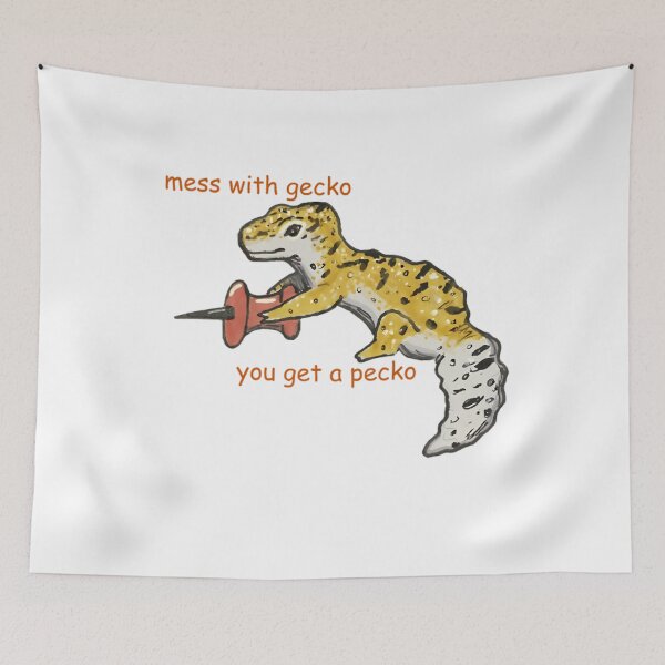 Item preview, Si te metes con un gecko, te darán un picotazo designed and sold by vxdlntmyver78.