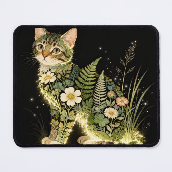 Item preview, Radiant Botanical Cat Spirit designed and sold by zzz888.