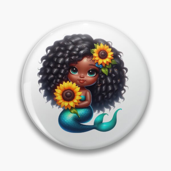 Item preview, Sea Goddess Melanin Art designed and sold by Lulunza.