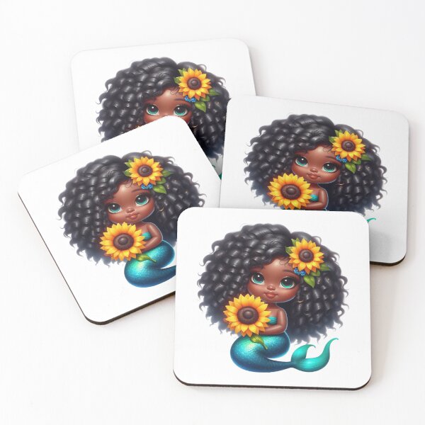 Item preview, Sea Goddess Melanin Art designed and sold by Lulunza.