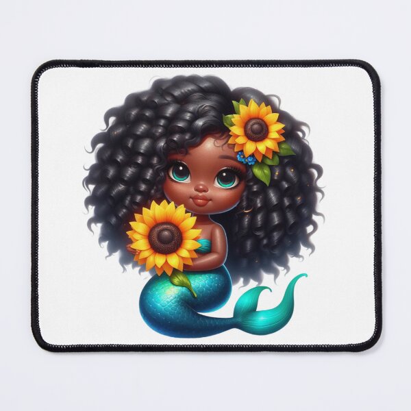 Item preview, Sea Goddess Melanin Art designed and sold by Lulunza.