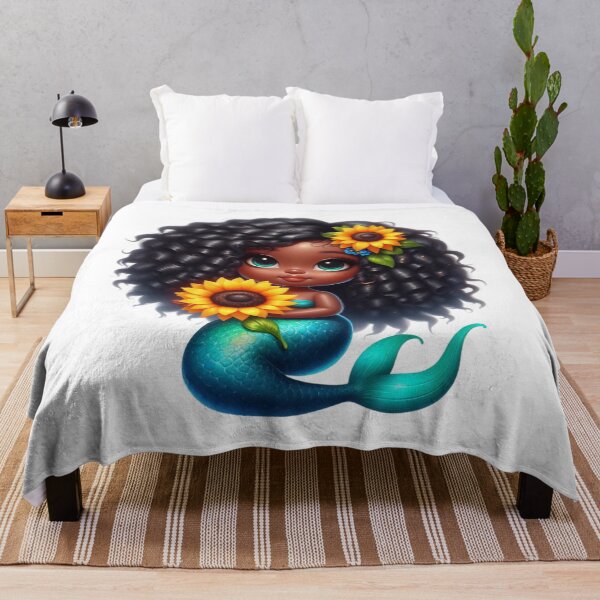 Item preview, Sea Goddess Melanin Art designed and sold by Lulunza.