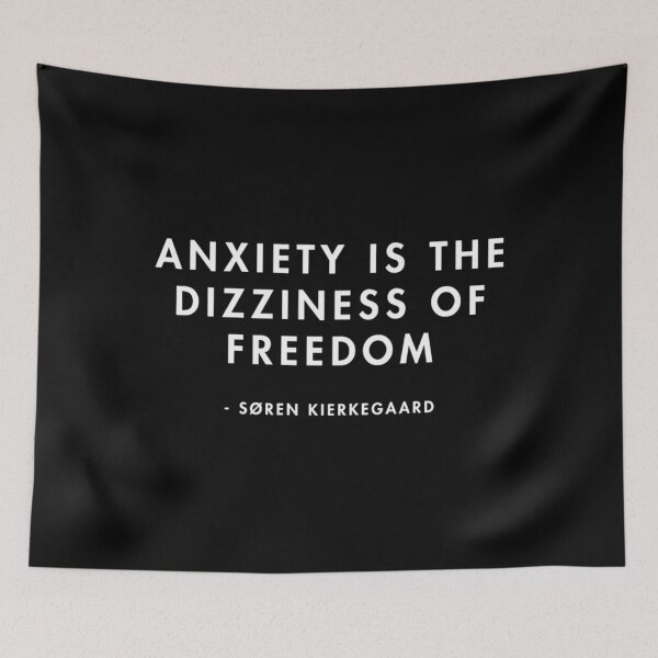 Item preview, Soren Kierkegaard - Anxiety is the Dizziness of Freedom  	 designed and sold by kgcdezgdeqc21.