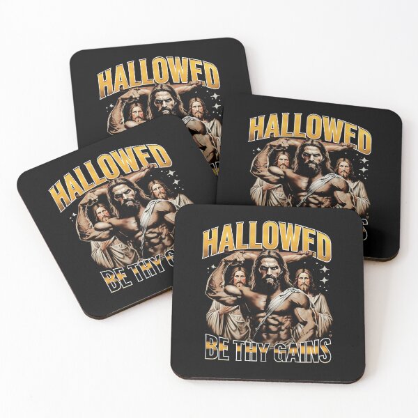 Item preview, Hallowed Be Thy Gains Jesus Gym designed and sold by SassCity.
