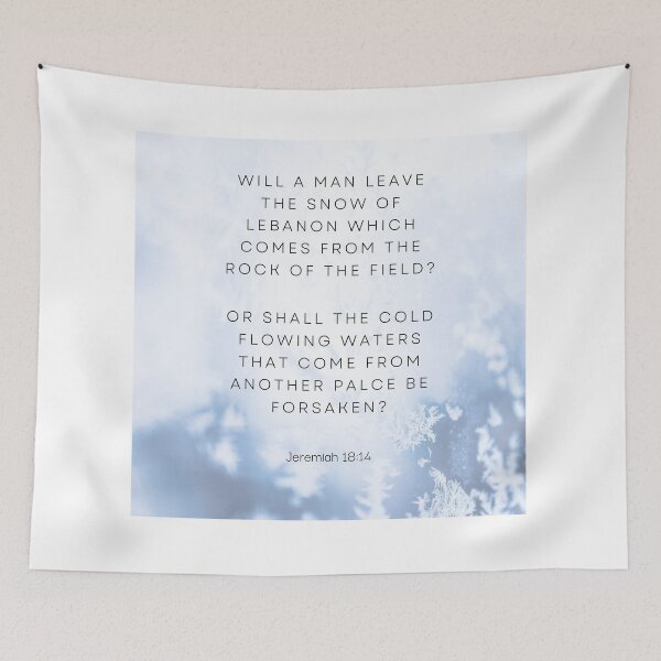 Item preview, Jeremiah 18:14 designed and sold by Undonemadenew.