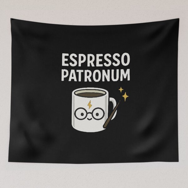 Item preview, Espresso Patronum | Funny Coffee Magic Lover Shirt designed and sold by Long Family Gifts.